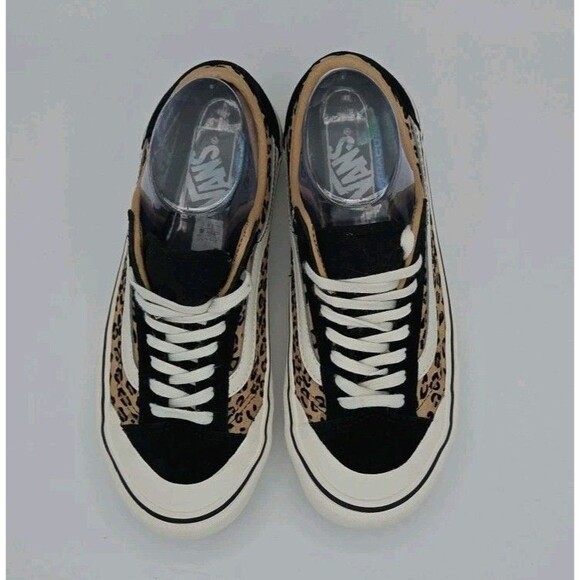 Vans Style 36 Decon Ultra Cush Premium Shoes -Womens 8 Mens 6.5 Leopard EUC - Picture 4 of 9